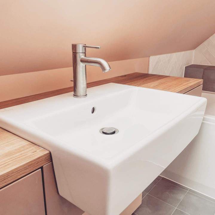 Installation lavabo Orvault