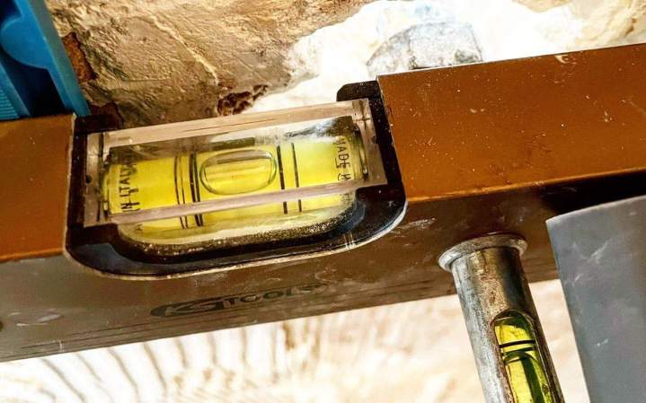  Scellement robinetterie de douche